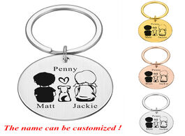 Foto van Sieraden personalized custom name keychains for dog lovers boyfriend girlfriend trendy keyring key t