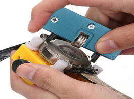 Foto van Horloge stunning rectangle watch back case cover opener remover wrench repair kit tool practical rel