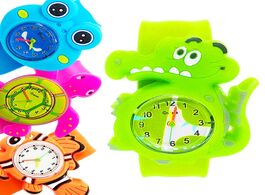 Foto van Horloge silicone strap slapping wrist toy children watch for kids toddler learning time sports watch