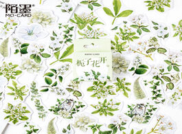 Foto van Kantoor school benodigdheden 46pcs pack jasmine flowers decoration stationery sticker diy ablum diar