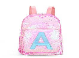 Foto van Tassen sequins kids school bags for teenage girls letter backpack children s schoolbags pink cute wo