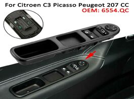 Foto van Auto motor accessoires window switch button for citroen c3 picasso peugeot 207 cc 6554.qc car front 