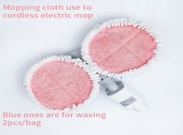Foto van Huis inrichting 2pcs replacement steam mop cloths electric cleaning pads for bobot 8 and 9 series fl