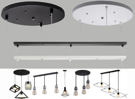 Foto van Lampen verlichting ceiling plate pendant lamp base lighting accessory diy multi sizes black white ro