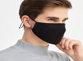 Foto van Beveiliging en bescherming thicken cotton face mask in winter reusable hygiene mouth masks with 5 pl
