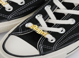 Foto van Sieraden custom name shoe buckle for women men tag stainless steel accessories boho jewelry kpop per