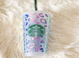 Foto van Huis inrichting 20oz cheetah reusable venti personalized designs cup leopard print plastic teacher m