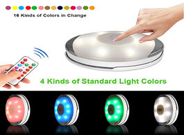 Foto van Lampen verlichting rgb led under cabinet light dimmable touch sensor remote controller night lamp fo