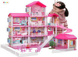 Foto van Speelgoed dollhouse building sets doll figures furniture kits home gift for toddlers boys girls 11 r