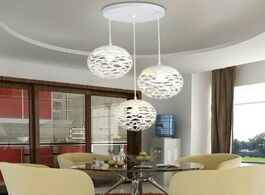 Foto van Lampen verlichting led pendant light iron hollow metal ball lamp modern living room bedroom shop bar
