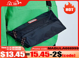 Foto van Tassen unisex foldable packable belt bag for outdoor adventures water resistant nylon sport travel c