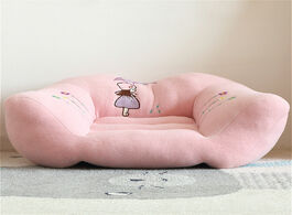 Foto van Meubels comfortable children s sofa tatami kids small seat chair cartoon lazy fluffy soft