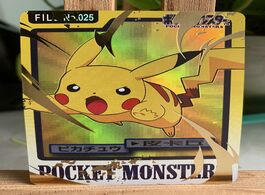 Foto van Speelgoed pokemon pikachu skill card hot stamping toys hobbies hobby collectibles game collection an