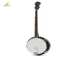 Foto van Sport en spel senrhy 5 strings banjo guitar mahogany wood traditional western concert bass for music
