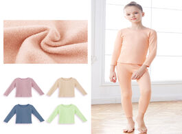 Foto van Sport en spel girls thermal underwear plus velvet thicken winter warm self heating undewear children