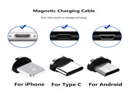 Foto van Elektronica magnetic cable plug usb jack adapter for iphone 8 pin c micro type plugs android fast ch
