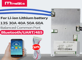 Foto van Elektronica 13s lithium battery bms 48v smart bluetooth 485 uart ternary 18650 polymer protection bo