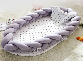 Foto van Baby peuter benodigdheden newborn portable crib weaving infant bed cotton sleeping cot nursing beddi