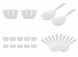Foto van Huis inrichting rice measuring cups spoons household kitchen gadgets supplies clear pp plastic elect