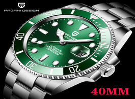 Foto van Horloge 2020 pagani design new 40mm men luxury automatic mechanical wrist watch stainless steel wate