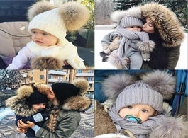 Foto van Baby peuter benodigdheden newborn knit hat scarf 2pcs children solid color scarves winter warm girl 