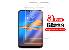 Foto van Telefoon accessoires 3pcs tempered glass for motorola moto e6 e 6 plus screen protector protective s