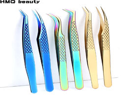 Foto van Schoonheid gezondheid eyelash tweezers excellent closure stainless steel lash accessories for 3d vol