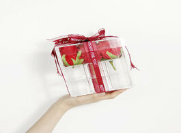 Foto van Huis inrichting wholesale custom design square watertight perspex clear acrylic flower box case