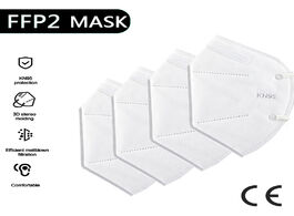 Foto van Beveiliging en bescherming 5 100 pieces kn95 mask safety dust respirator face masks mouth dustproof 