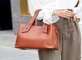 Foto van Tassen funmardi 2020 new luxury handbags oil wax leather women bag vintage shoulder bags trendy big 