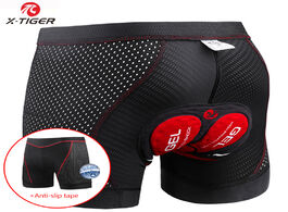 Foto van Sport en spel x tiger cycling shorts upgrade 5d gel pad underwear pro shockproof underpant bicycle b