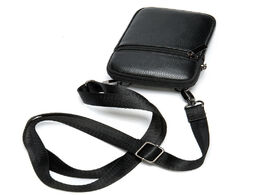 Foto van Tassen casual genuine leather messenger bags mens bag for men small phone s crossbody shoulder male 