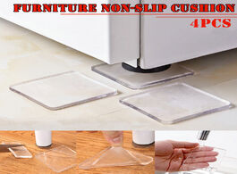 Foto van Meubels 4pcs anti slip pad washing machine shock proof pads chair rubber feet protector refrigerator