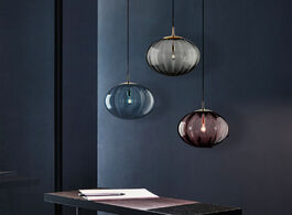 Foto van Lampen verlichting post modern glass pendant lamp designer color candy creative restaurant bar bedro