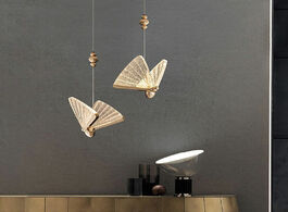 Foto van Lampen verlichting dining room lamp modern simple butterfly bedroom bedside bar duplex staircase pen