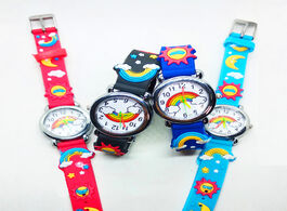 Foto van Horloge color rainbow children watch kids watches boys girls quartz electronic digital clock baby ki