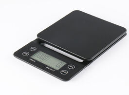 Foto van Huis inrichting mini digital kitchen scales timer barista coffee scale cake baking weight measuring 