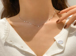Foto van Sieraden 925 sterling silver round pendants bead chain necklace snake choker shiny cute girl gift fi