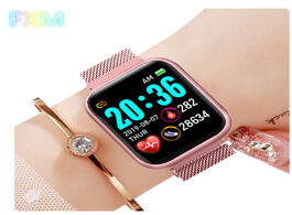 Foto van Horloge fashion new y68 pro sport smart watch women men smartwatch portable electronics heart rate f