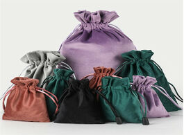 Foto van Tassen velvet package bags organza drawstring gift wedding jewelry packaging pouches