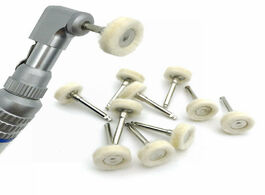 Foto van Schoonheid gezondheid 10pcs dental polishing wheel wool cotton brushes polishers for rotary tools je