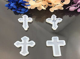 Foto van Huis inrichting 1pcs cross silicone mold diy resin jewelry pendant necklace expoxy molds for making 