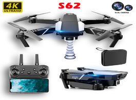 Foto van Speelgoed s62 new rc drone 4k hd camera professional aerial photography wifi fpv foldable quadcopter