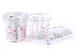 Foto van Huis inrichting 10pcs 600ml mixing pots paint calibrated cup for accurate of and liquids plastic cup