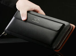 Foto van Tassen kangaroo kingdom luxury designer brand handbags split leather big capacity men clutch bags bu