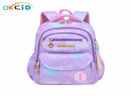 Foto van Tassen okkid cute girls school bags purple bookbag primary backpacks for children backbag christmas 