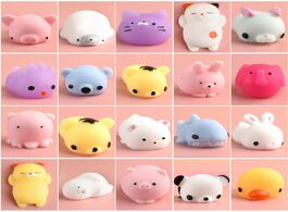 Foto van Speelgoed kawaii mochi squishy pack mini animal antistress ball squeeze toys squishi rising stress r