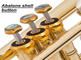 Foto van Sport en spel trumpet valve finger buttons inlays colorful abalone shell parts accessories