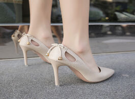Foto van Schoenen women high heels brand pumps shoes pointed toe butterfly summer sexy party wedding
