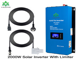Foto van Elektrisch installatiemateriaal 2000w microinver mppt on grid tie inverte micro solar converter regu